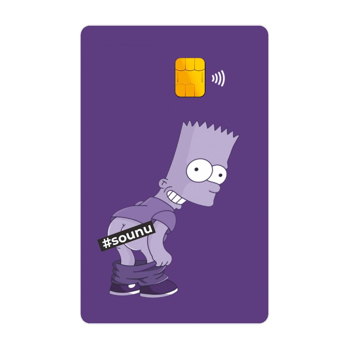 CAPACARD - Película Adesiva Para Cartão - Bart SouNU CAPACARD - Película Adesiva Para Cartão - Bart SouNU